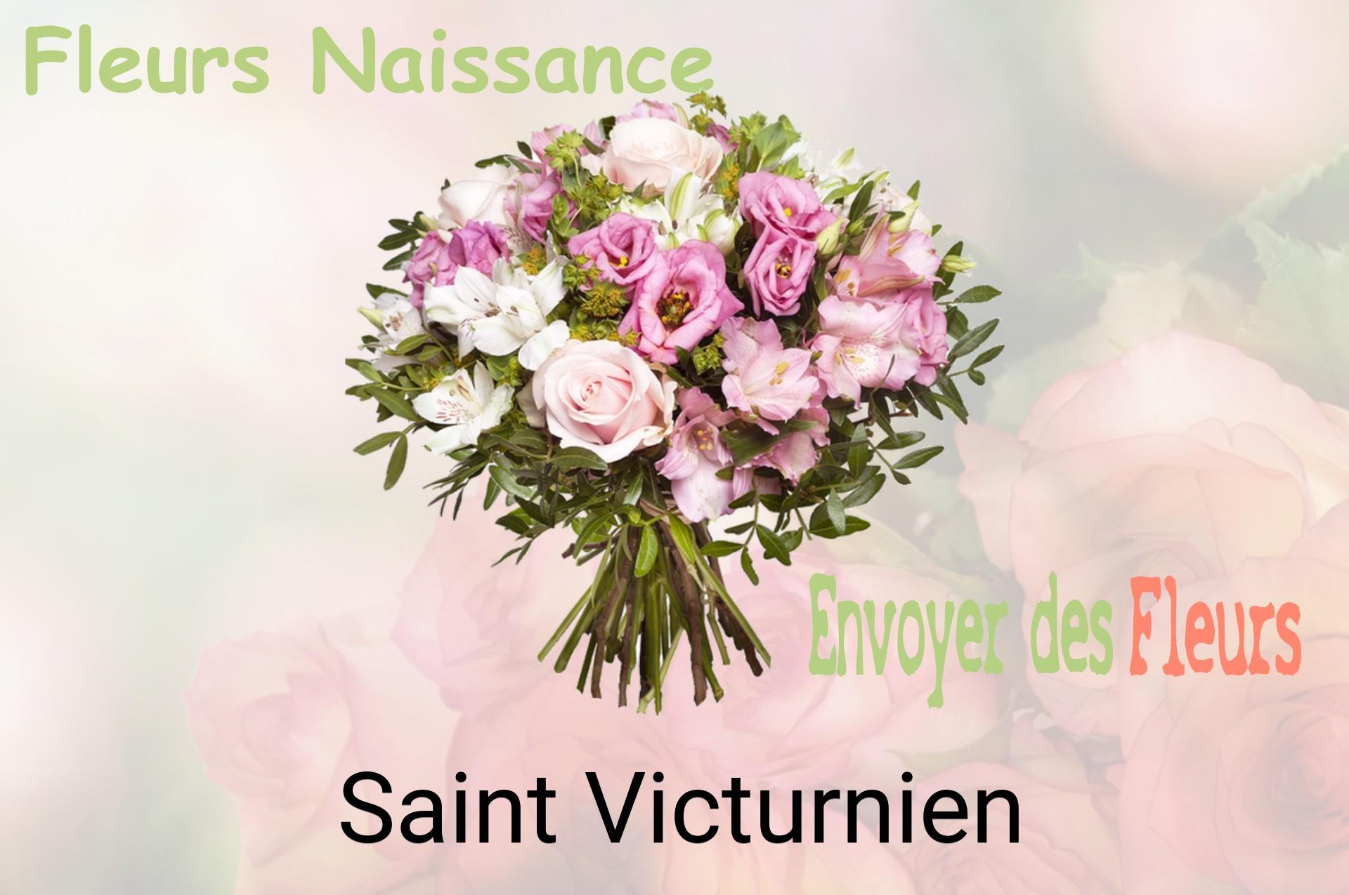 Bouquet de fleurs de naissance livré à Saint-Victurnien